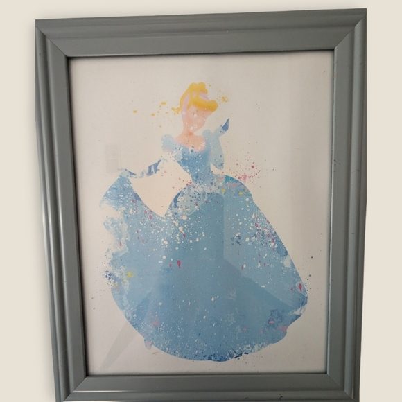 Set of 4 Disney Princess Watercolor Art Prints (8x10) - Picture 2 of 5
